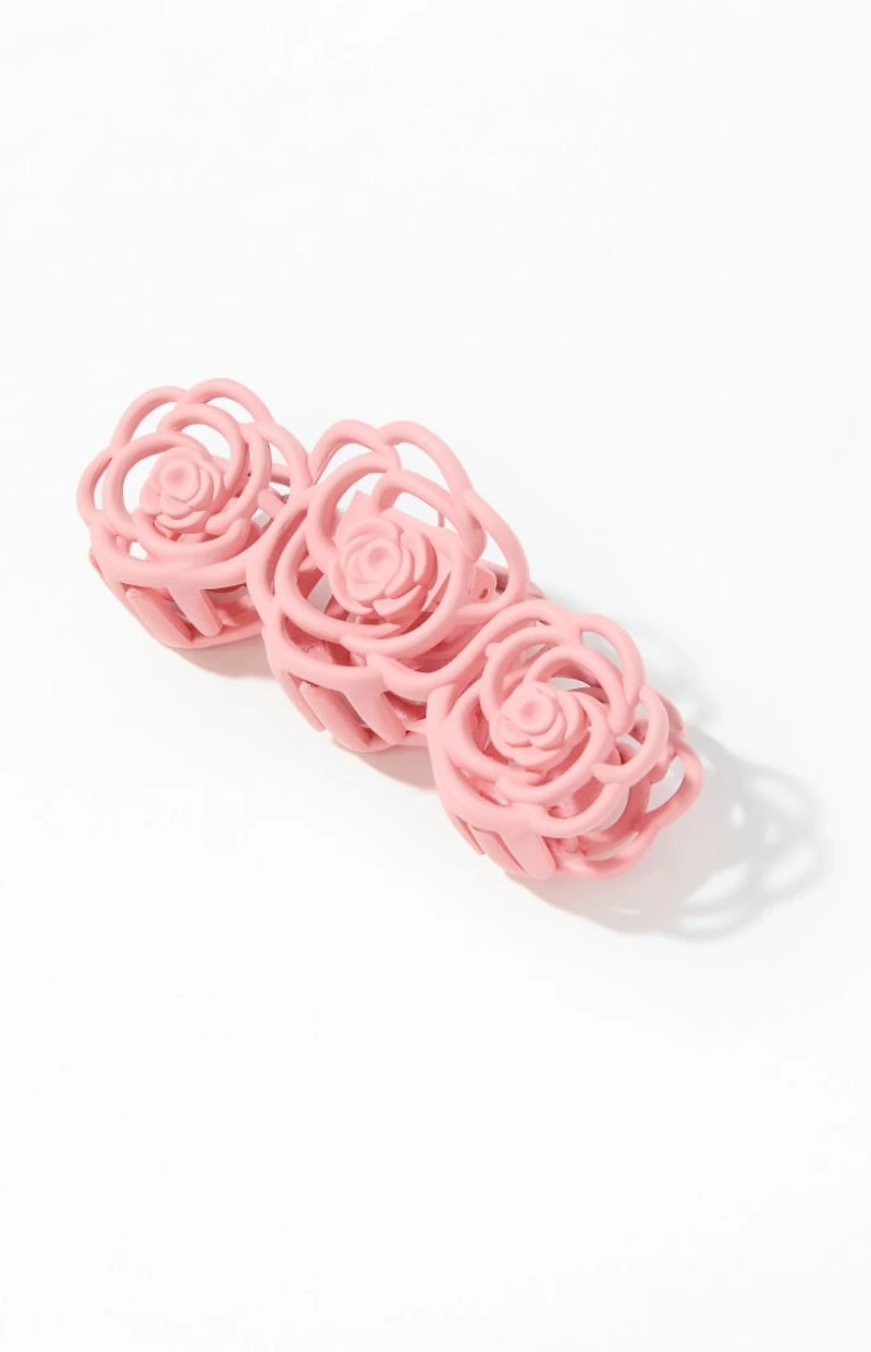 LA Hearts Rose Flower Hair Claw Clip
