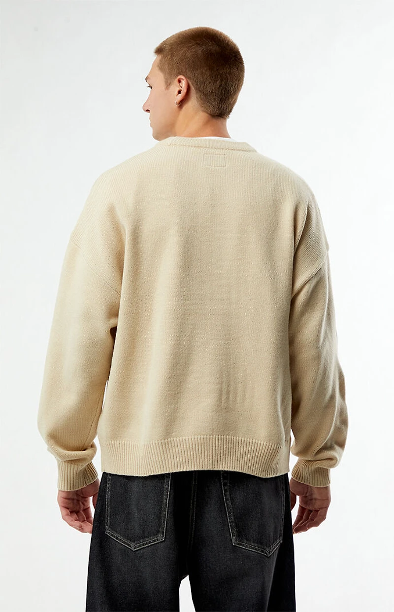 Pacsun Tiger Knit Crew Neck Sweater