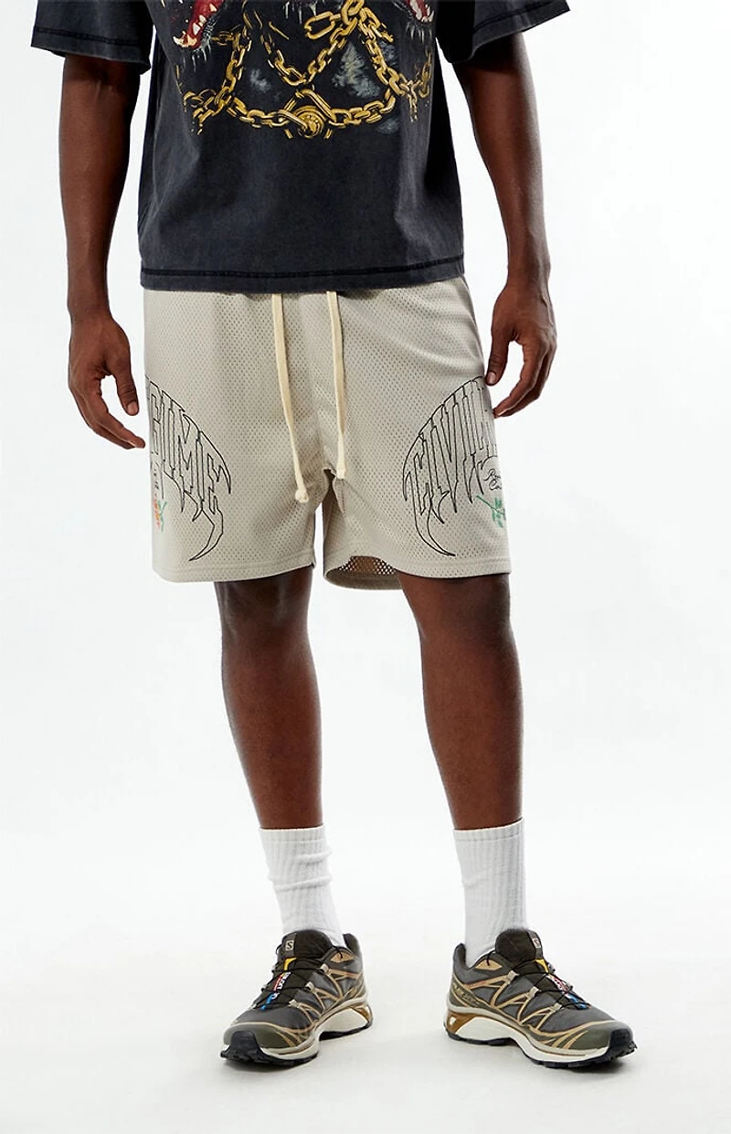 Civil Rose Claws Mesh Basketball Shorts