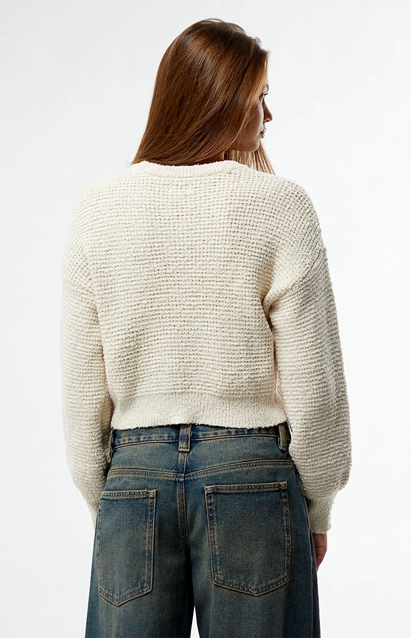 LA Hearts Snug Waffle Knit Sweater