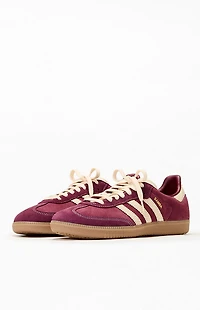 adidas Red & White Samba OG Shoes