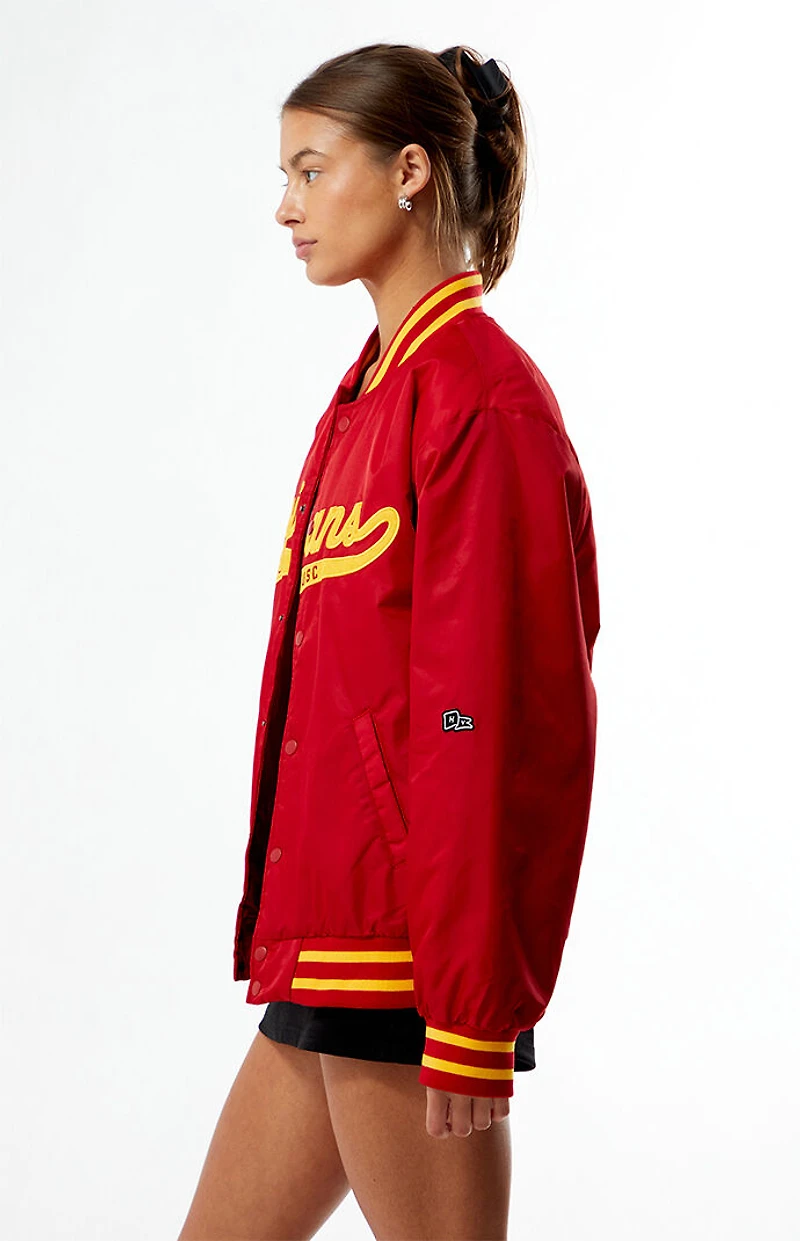 HYPE & VICE USC Trojans A-Game Varsity Bomber Jacket