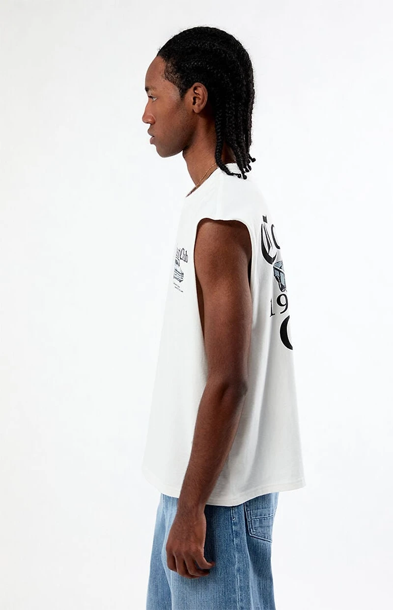 Pacsun Coast Club Cut Off Muscle T-Shirt