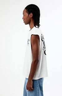 Pacsun Coast Club Cut Off Muscle T-Shirt