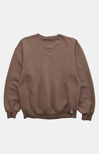 PS VINTAGE Brown '90s Russell Crew Neck Sweatshirt