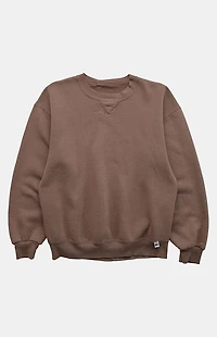 PS VINTAGE Brown '90s Russell Crew Neck Sweatshirt