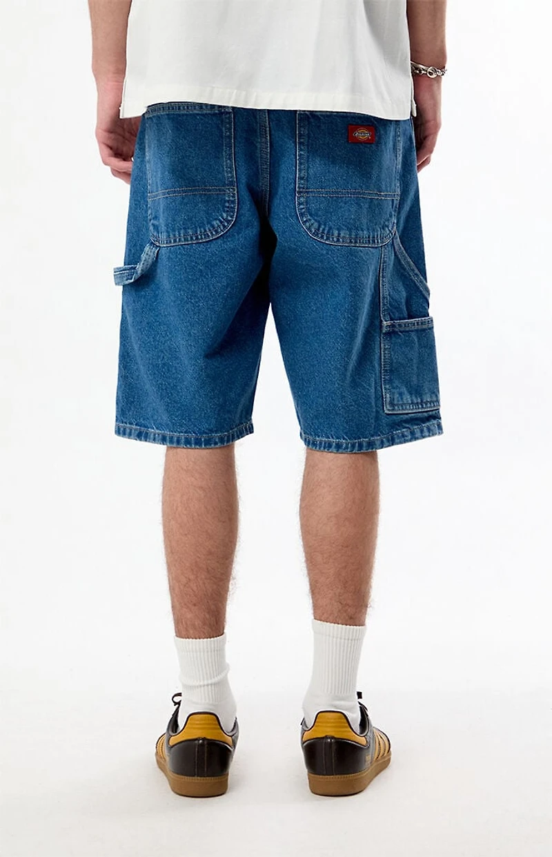 Dickies Medium Blue Carpenter Jean Shorts
