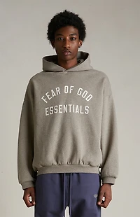 Fear of God ESSENTIALS Heather Grey Fleece Hoodie