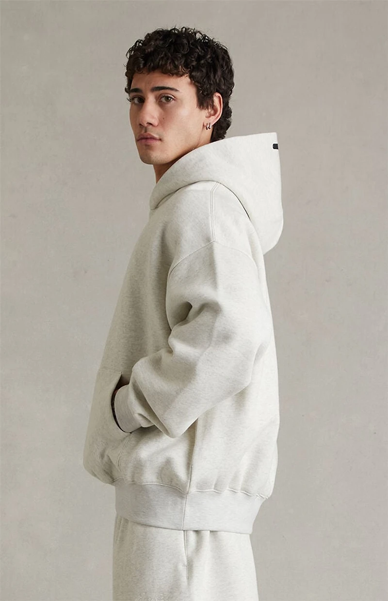 Fear of God ESSENTIALS Oatmeal Heather Signature Classic Hoodie