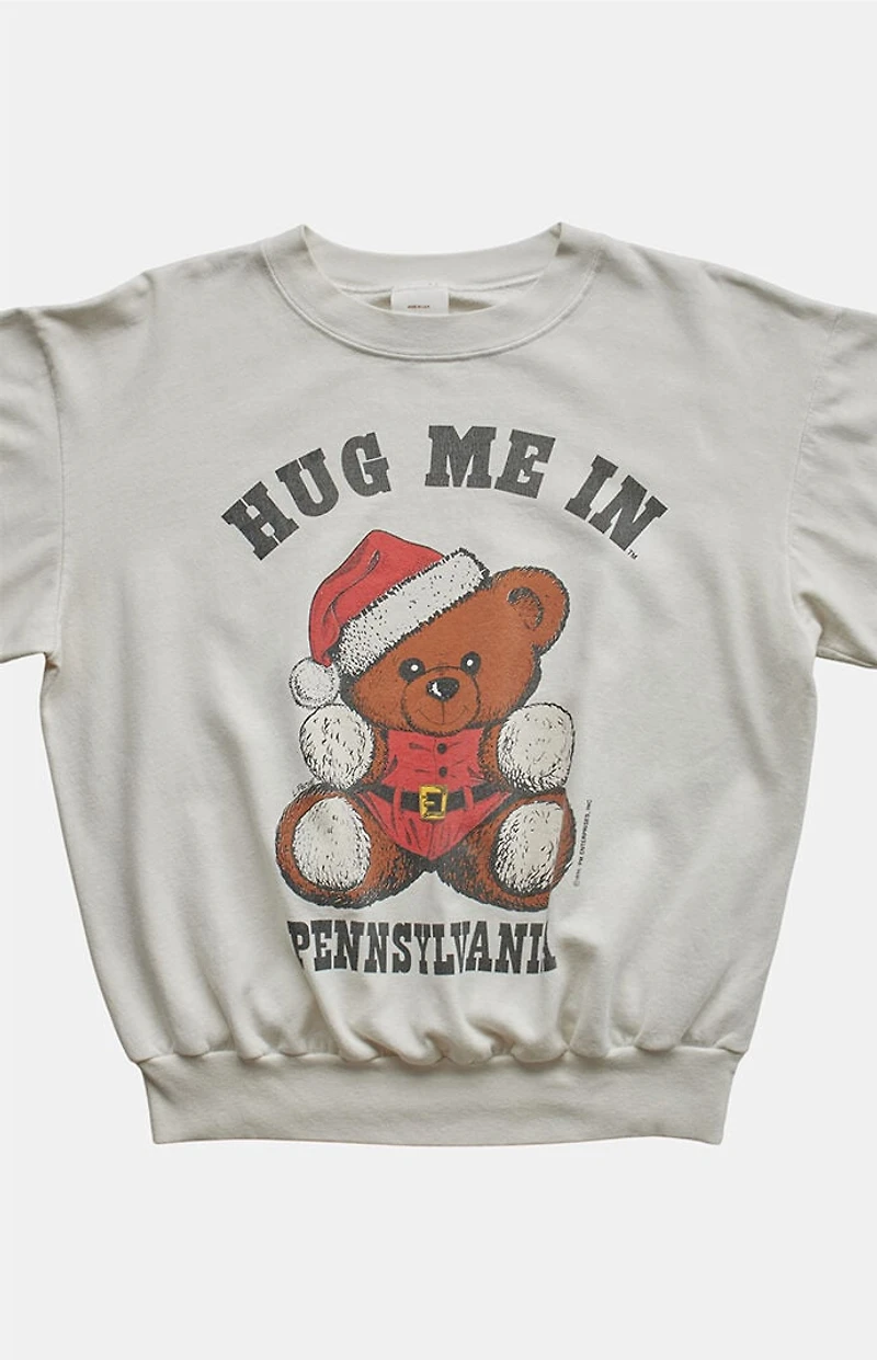 PS VINTAGE '90s Huge Me in Pennsylvania Christmas Crew Neck Sweatshirt