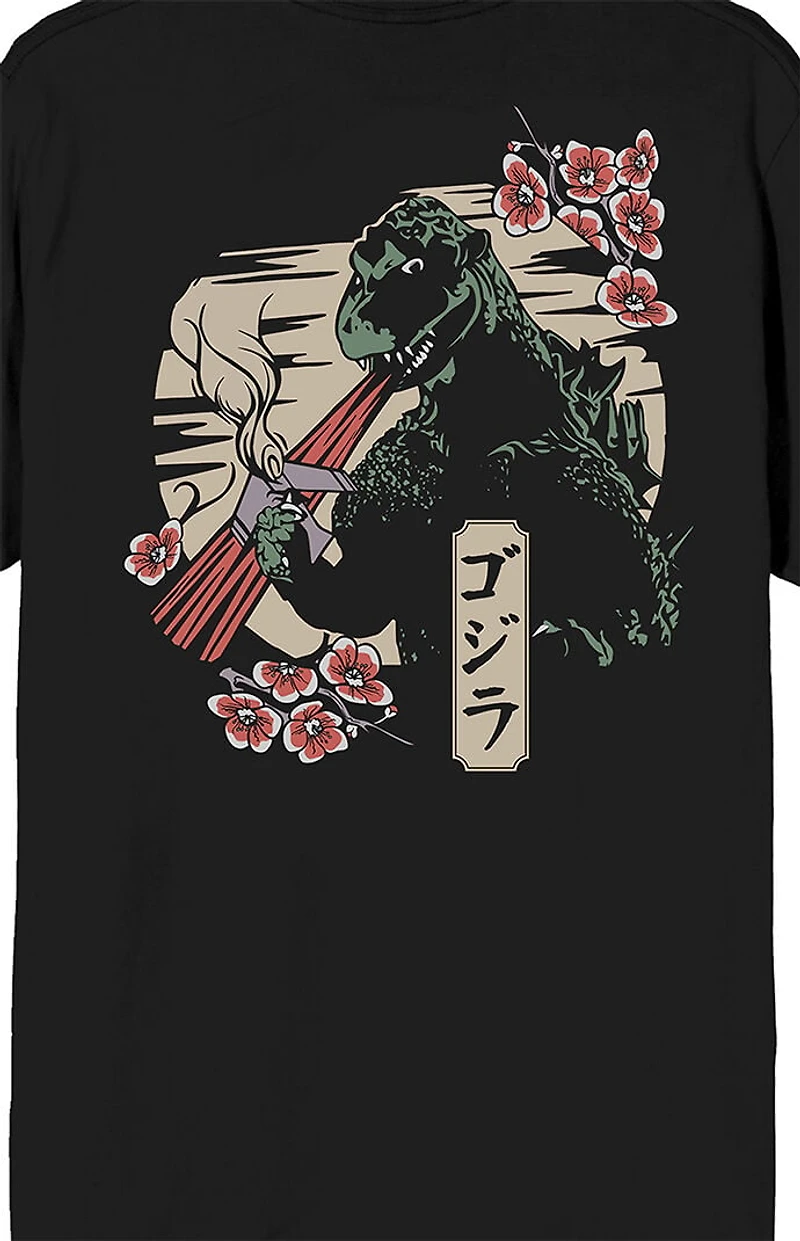 Godzilla Cherry Blossoms T-Shirt