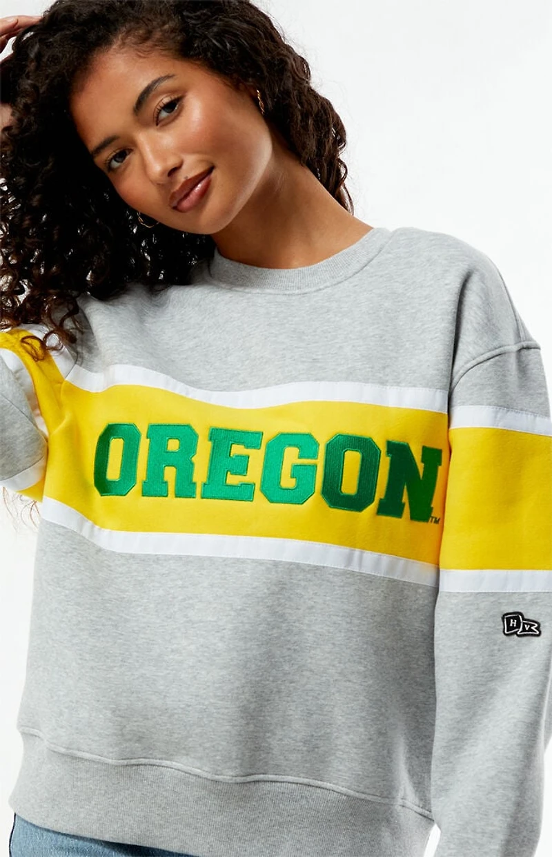 HYPE & VICE Oregon Ducks Classic Crew Neck Sweatshirt