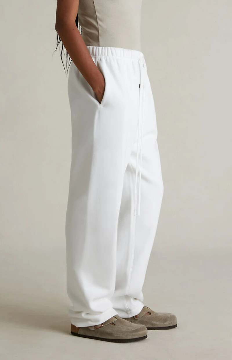 Fear of God ESSENTIALS Women's Cloud White Relaxed Sweatpants