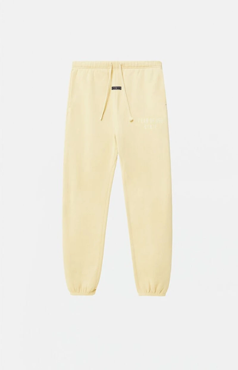 Fear of God ESSENTIALS Kids Garden Yellow Classic Fleece Sweatpants