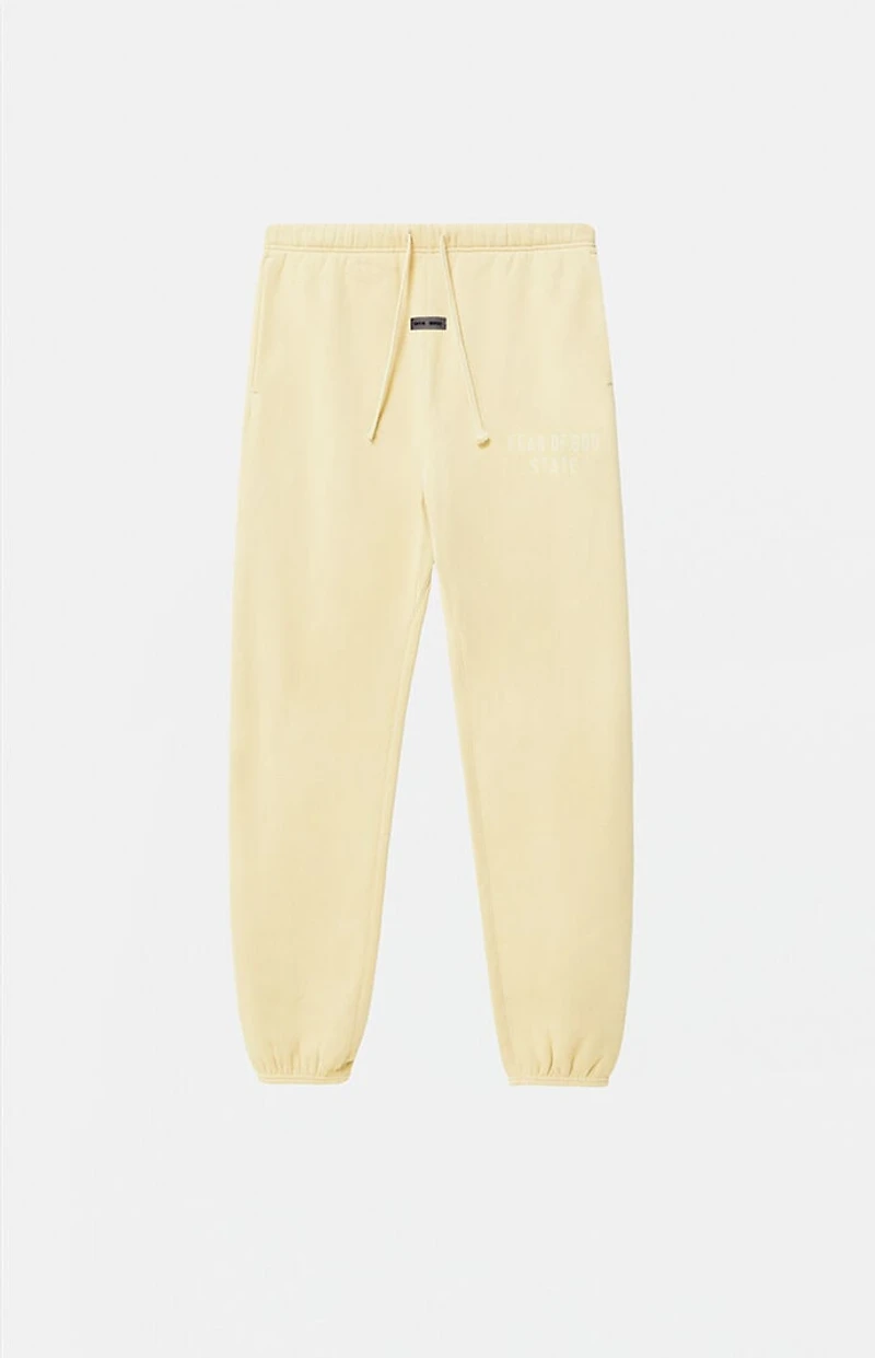 Fear of God ESSENTIALS Kids Garden Yellow Classic Fleece Sweatpants