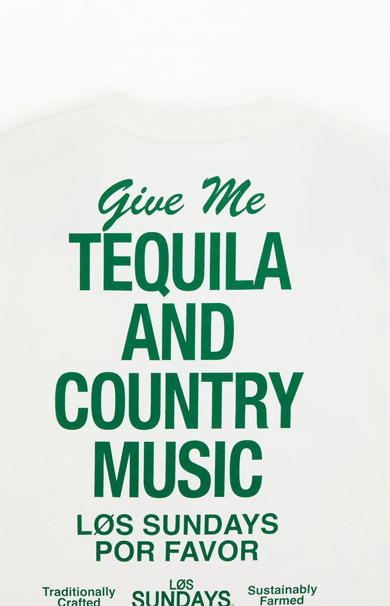 Los Sundays White The Tequila & Country Music T-Shirt