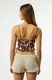 Roxy Brown Sunset Mist Top