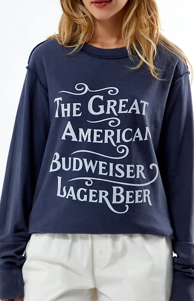 Budweiser By PacSun Reversible Long Sleeve Pocket T-Shirt