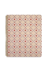 ban.do Cherry Hearts Rough Draft Large Notebook