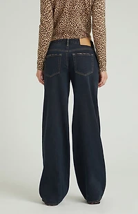 Pacsun Casey Low Rise Baggy Jeans Dark Indigo