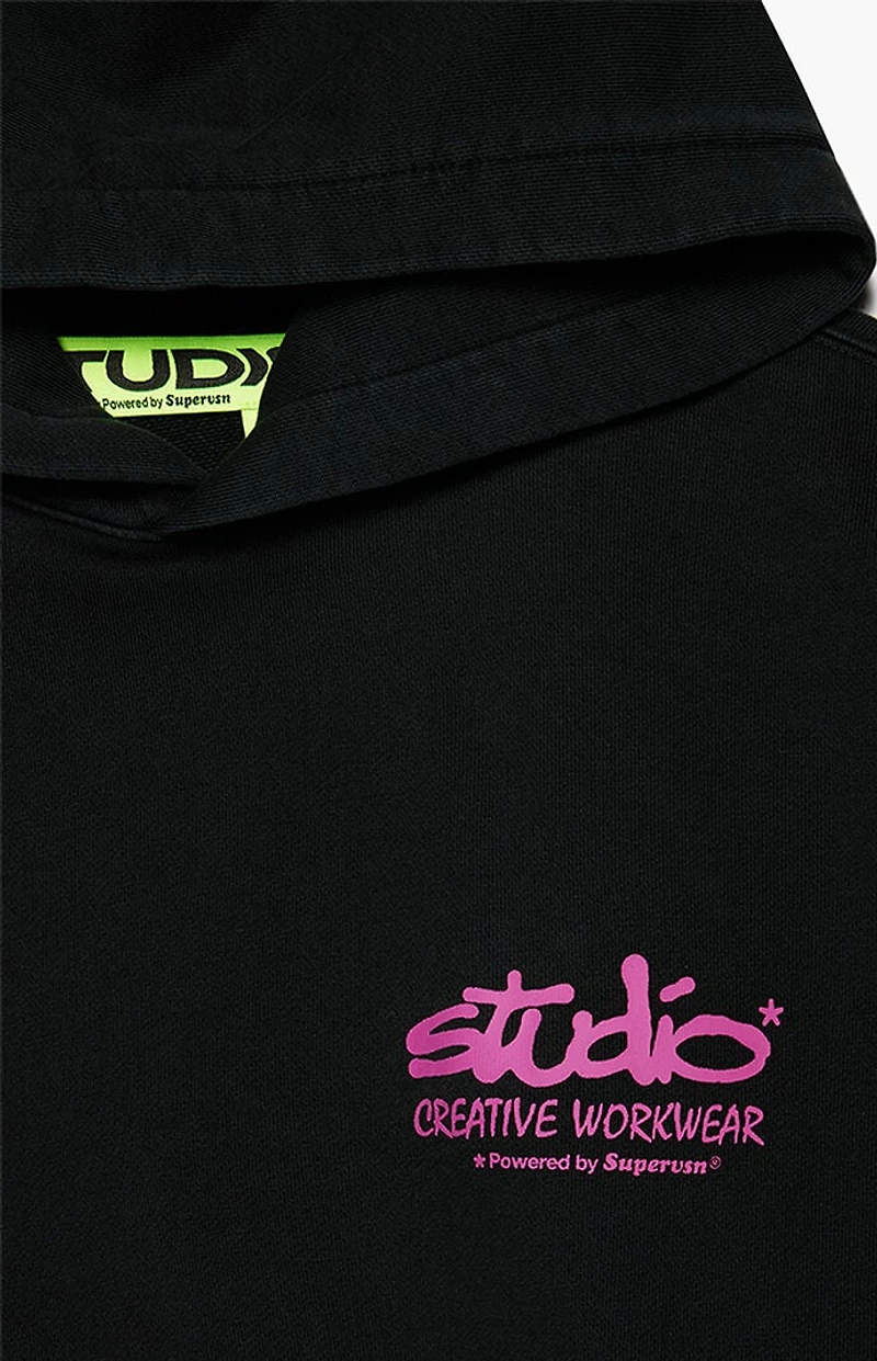 Studio by Supervsn Label Logo Hoodie