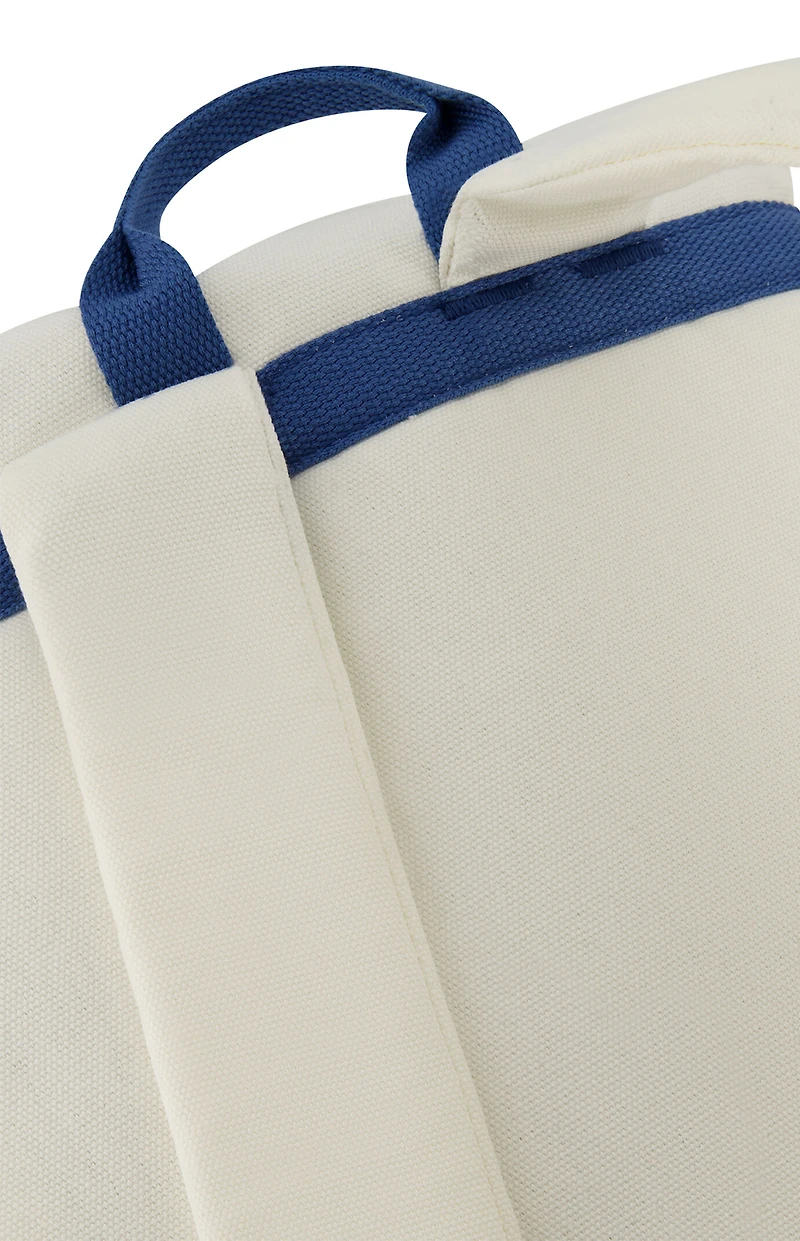 New Balance Blue & White Canvas Backpack