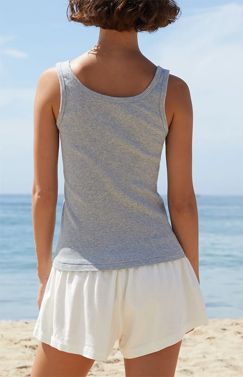 John Galt Silver New York Beyonca Tank Top
