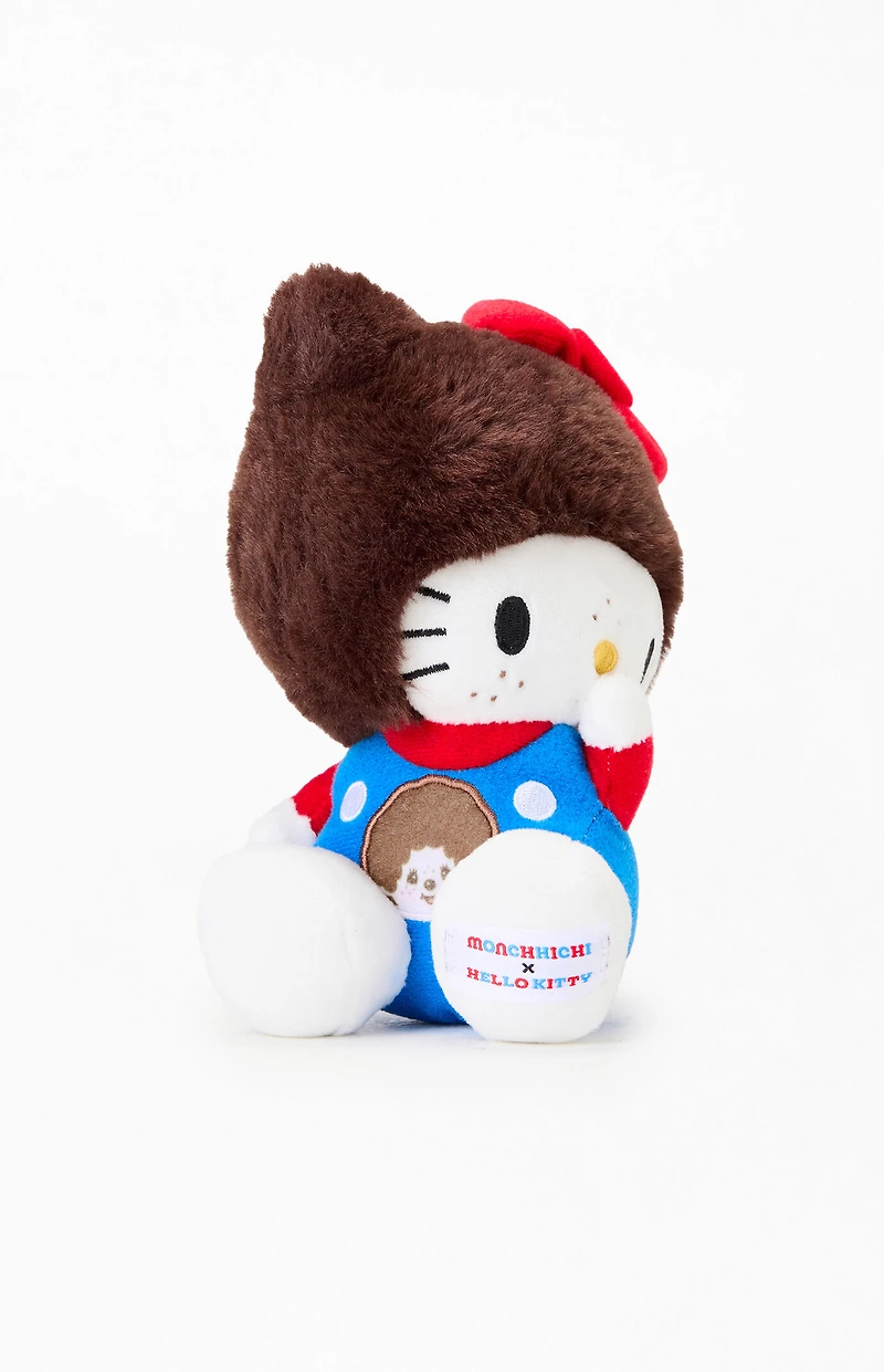 Monchhichi x Hello Kitty Overalls Plush