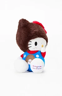 Monchhichi x Hello Kitty Overalls Plush