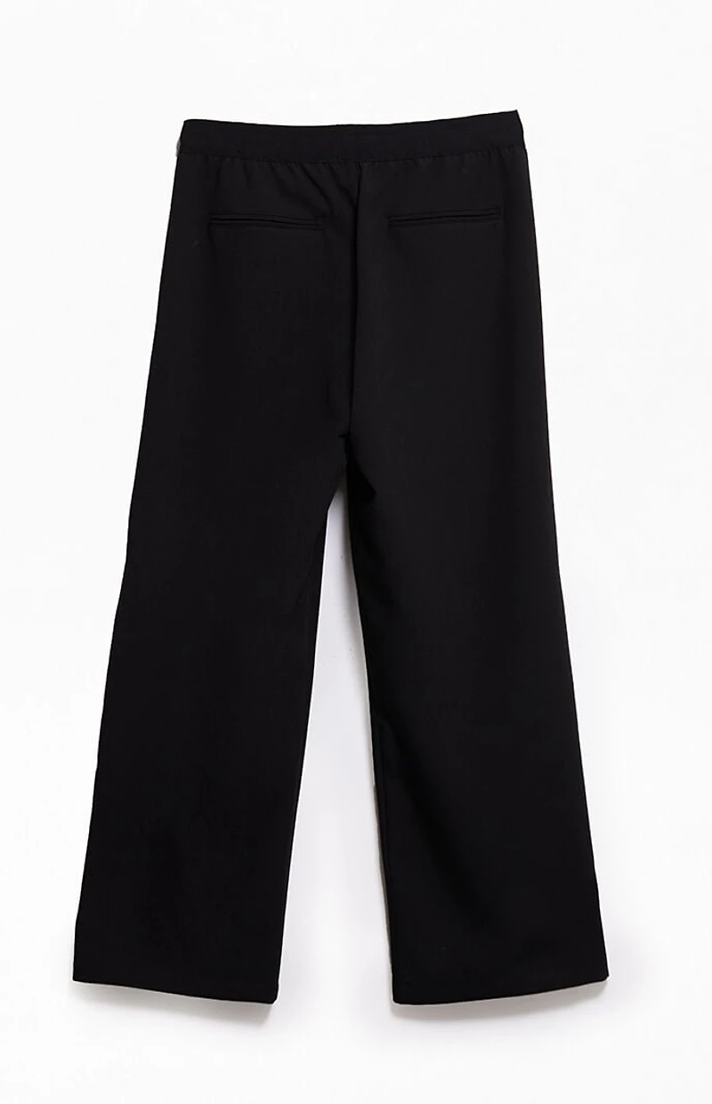 FIELD OF STUDY by Pacsun Black Kane Wide Leg Baggy Trousers