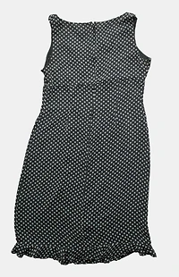 PS VINTAGE 2000s Polka Dot Midi V-Neck Dress