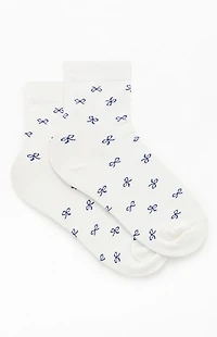 John Galt Bow Ankle Socks