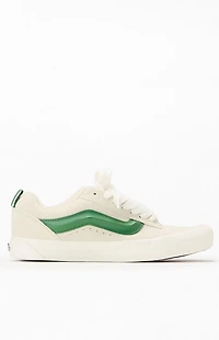 Vans Green & White Knu Skool Shoes