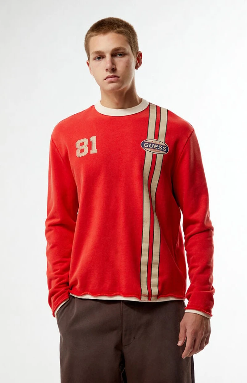 GUESS Originals Racing Crew Neck Sweatshirt