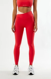 PE NATION Active Red Wander Full Length Leggings
