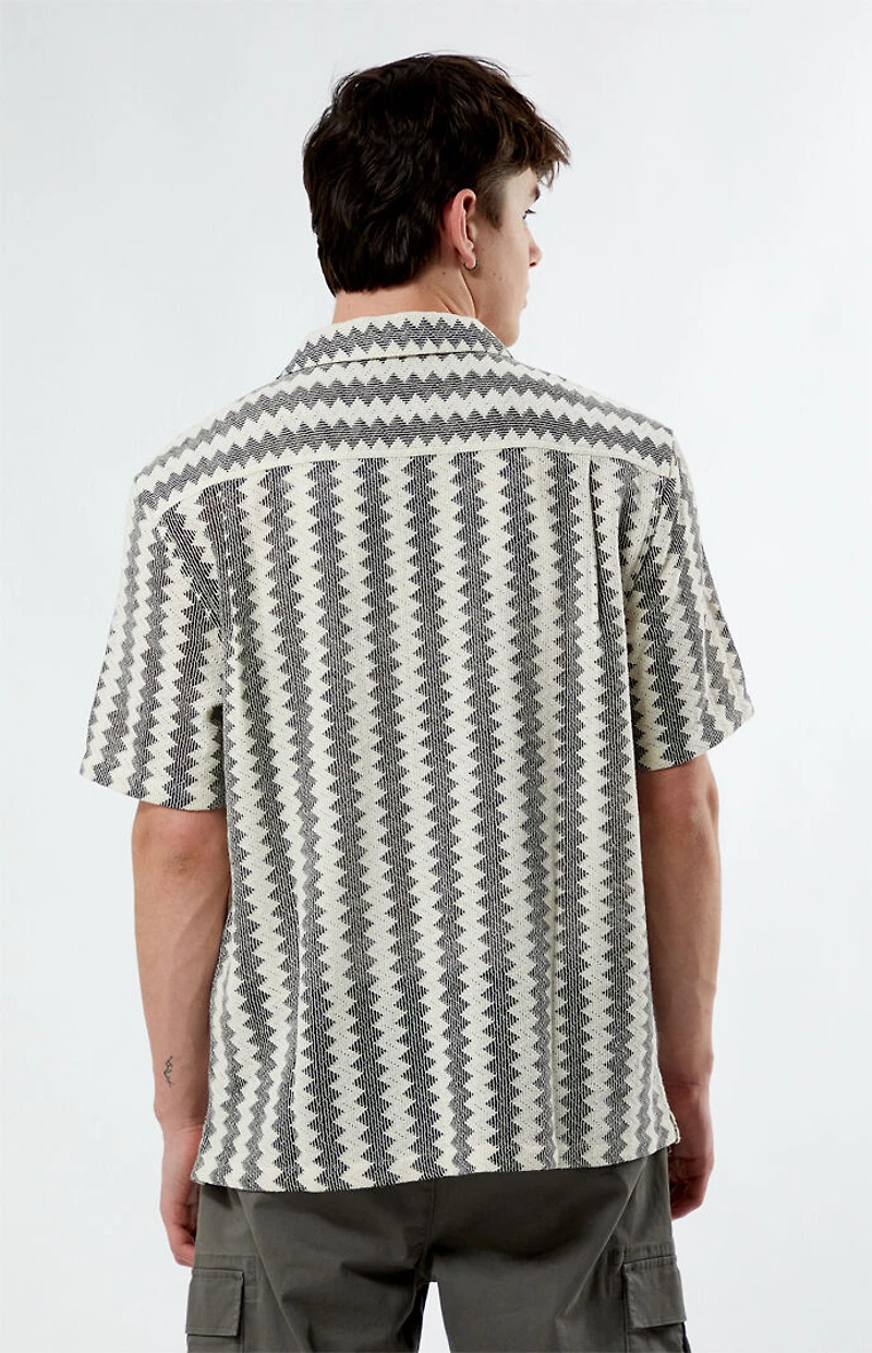 Pacsun Chevron Blocked Camp Shirt