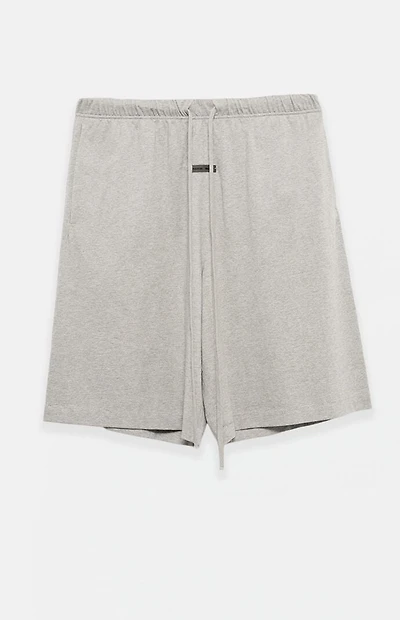 Fear of God ESSENTIALS Concrete Heather Basketball Jersey Sweat Shorts