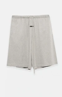 Fear of God ESSENTIALS Concrete Heather Basketball Jersey Sweat Shorts