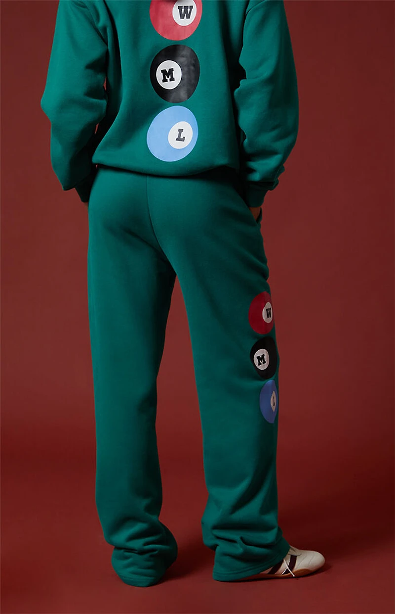 WISH ME LUCK Billiards League Baggy Sweatpants