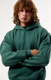 Pacsun Green Snow Wash Hoodie