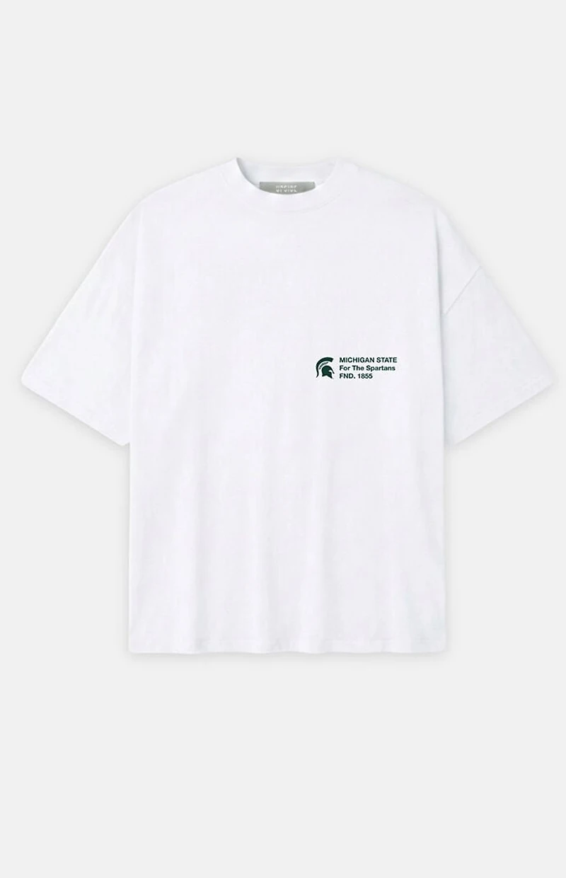 UPSIDE Michigan State University Spartans Essential Oversized T-Shirt