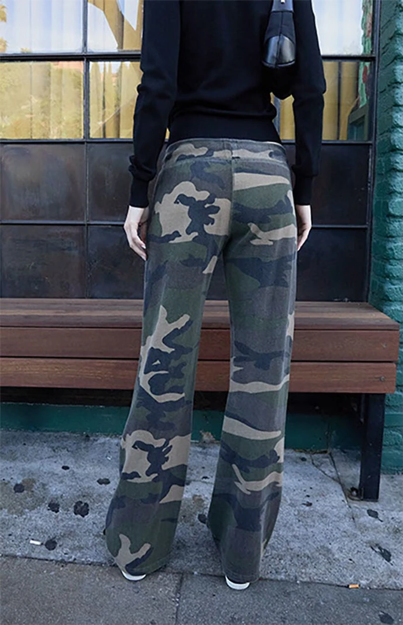 John Galt Camo Hilary Baggy Sweatpants