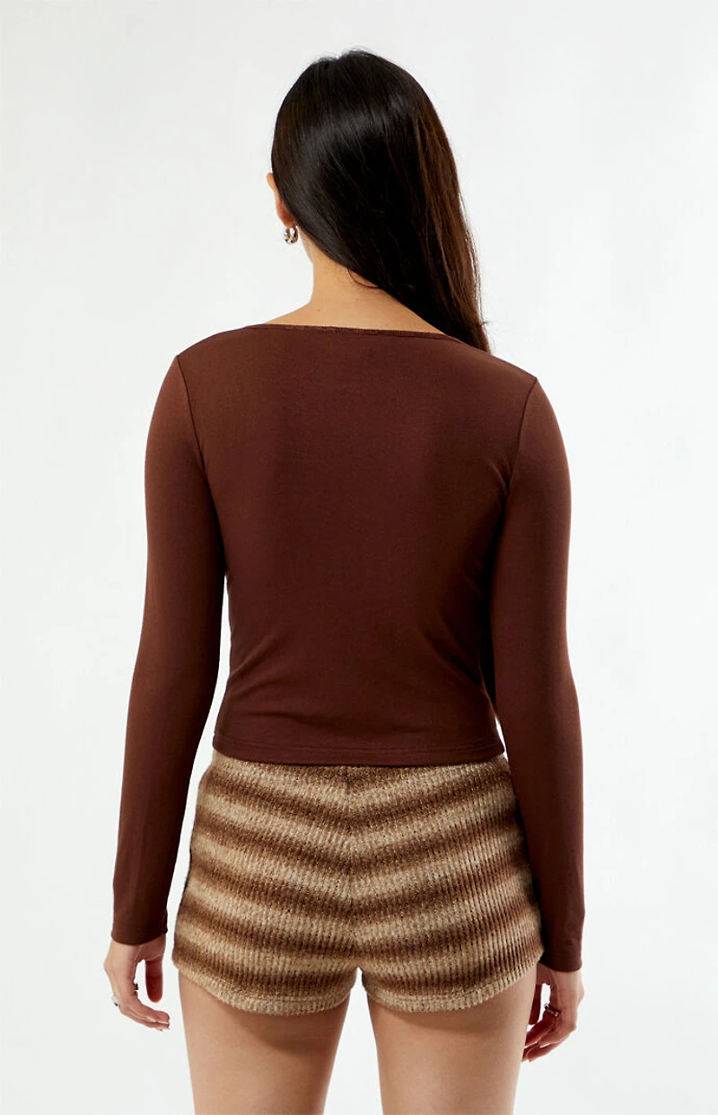 Your Favorite Striped Knit Micro Shorts