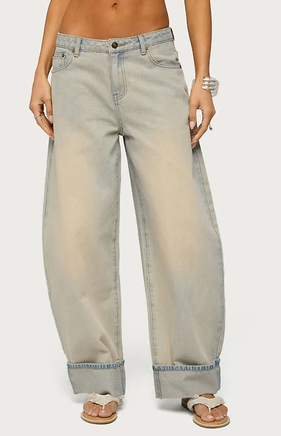 Edikted Kella Low Rise Baggy Jeans