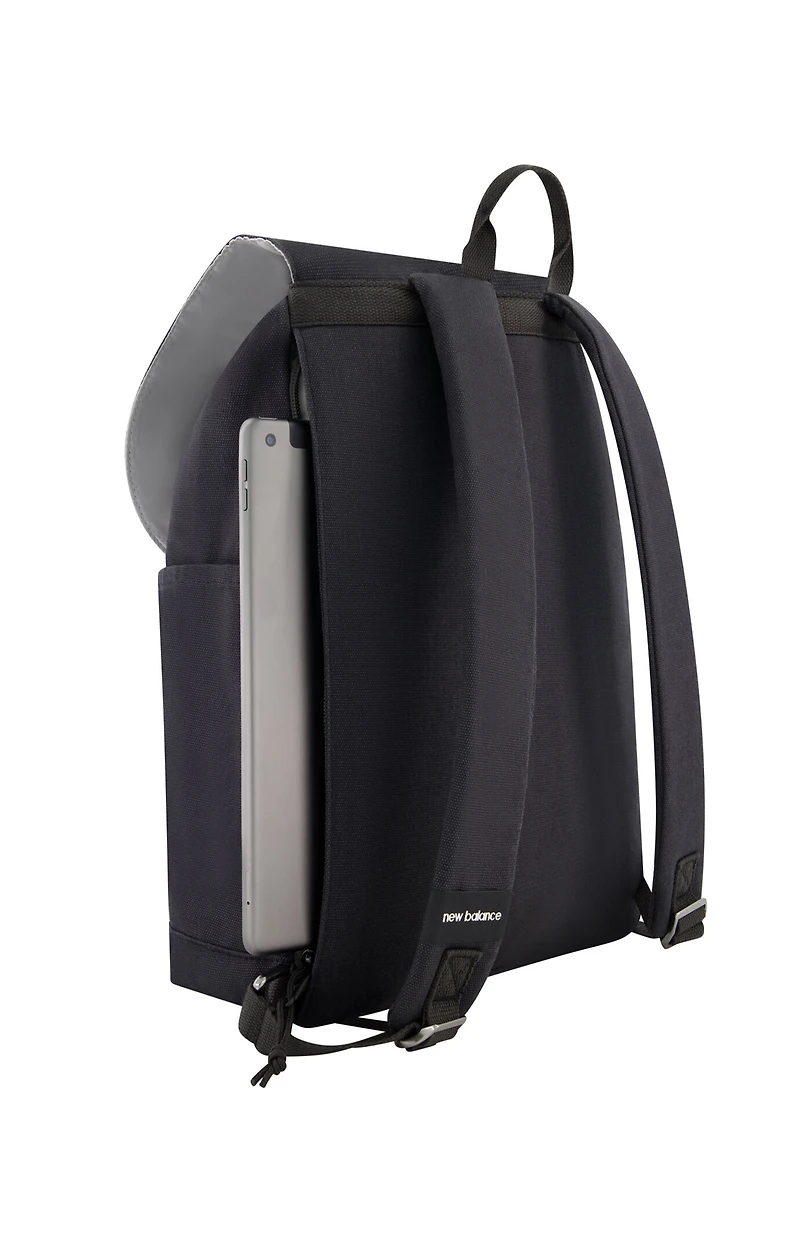 New Balance Black Canvas Backpack