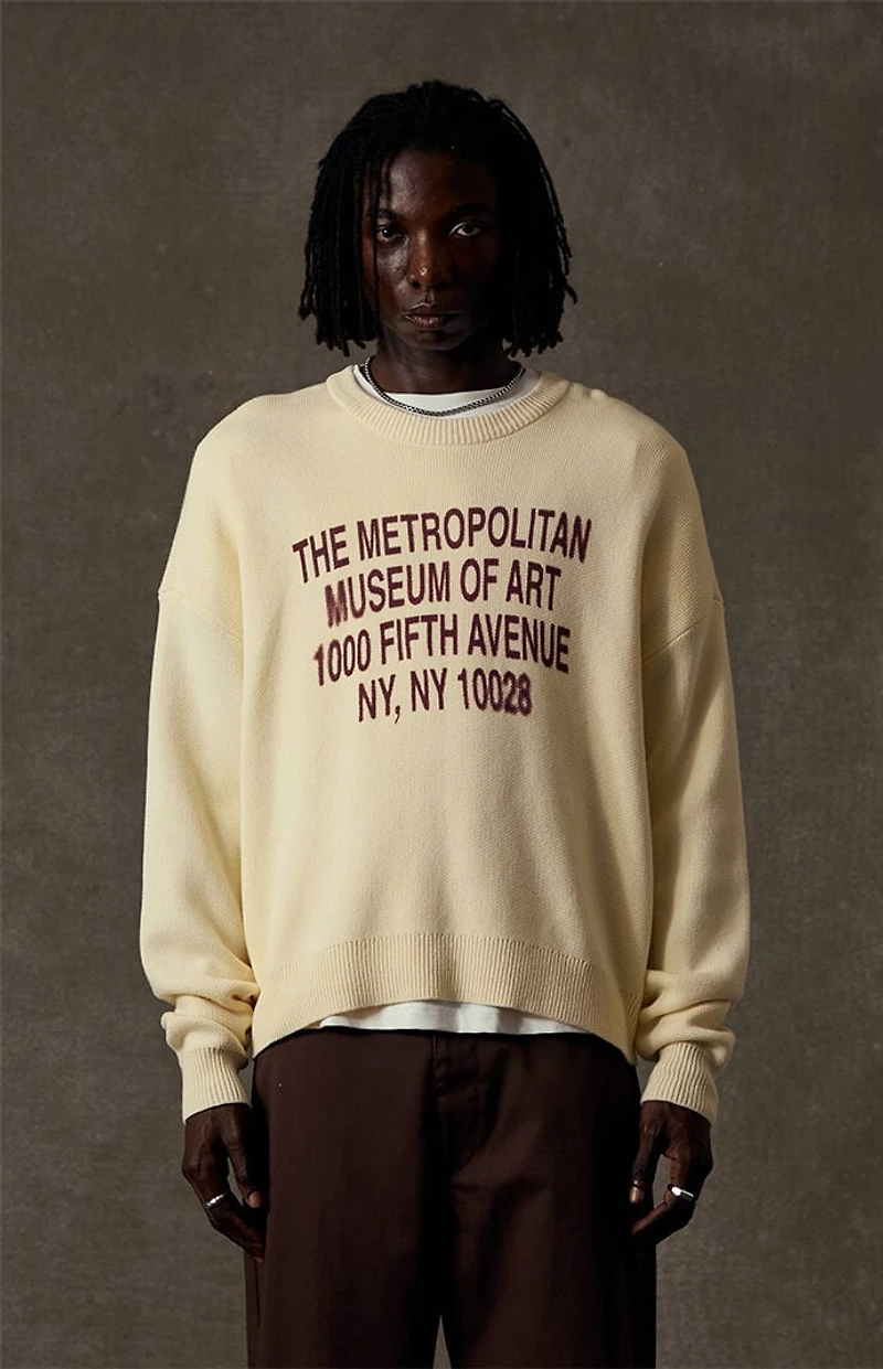 The Met x Pacsun Fifth Avenue Crew Neck Sweater