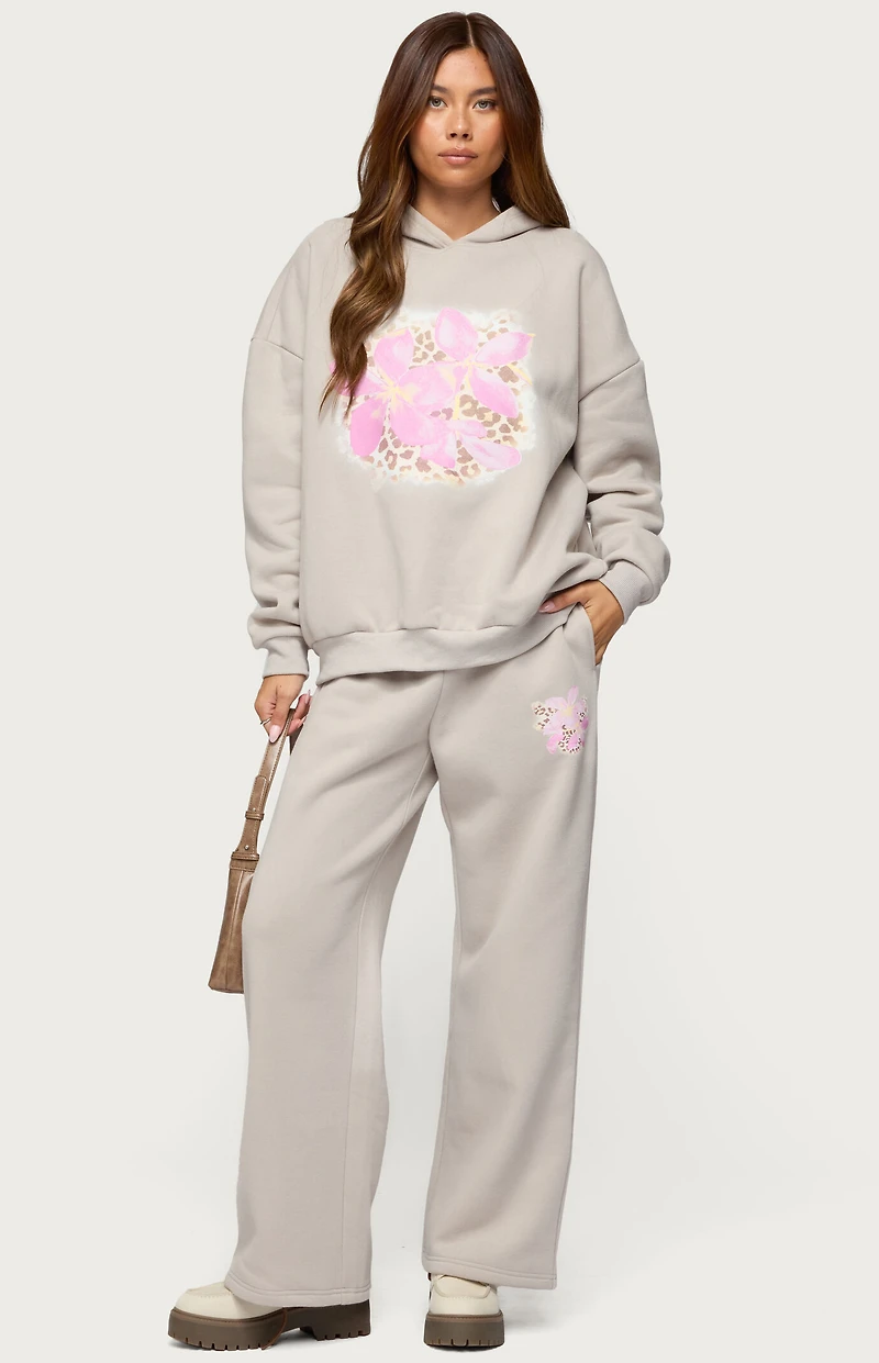 Edikted Wild Petal Sweatpants