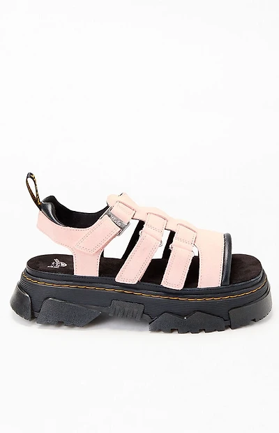 Dr Martens Women's Pink Mattison Kit 3 Strap Sandals