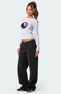 Edikted Magic 8 Long Sleeve T Shirt