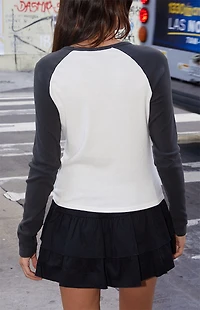 John Galt 28 Bella Long Sleeve Colorblock Top